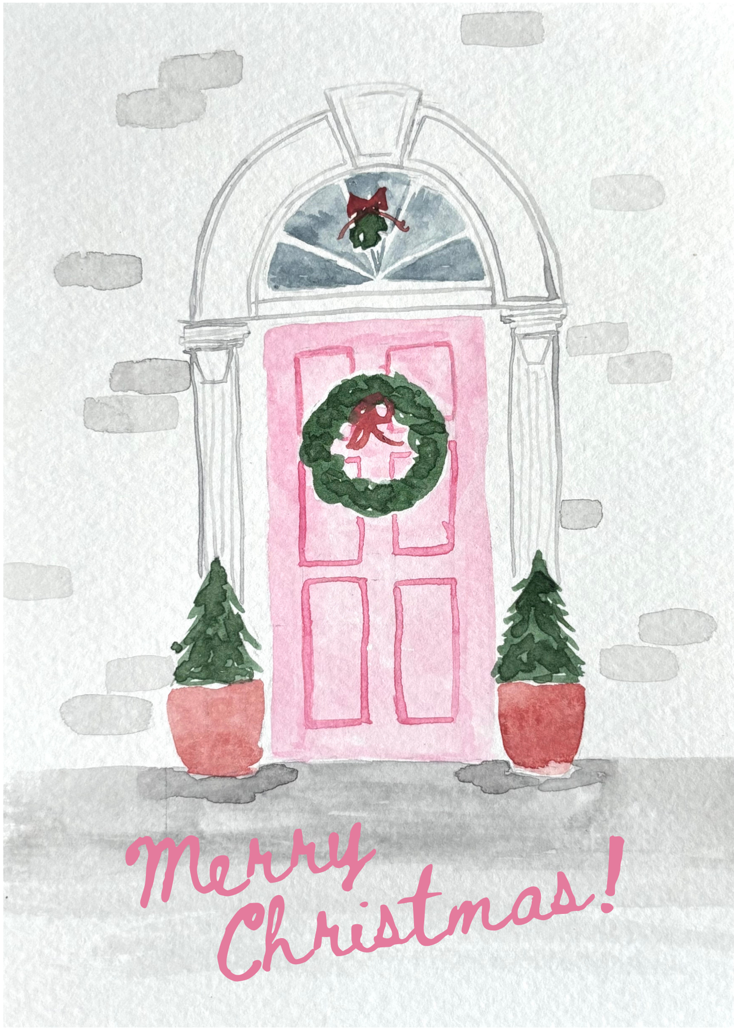Pretty Girl Avenue Christmas Card