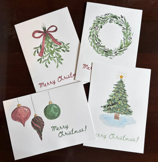 Classic Christmas Card Set