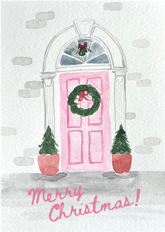 Pretty Girl Avenue Christmas Card